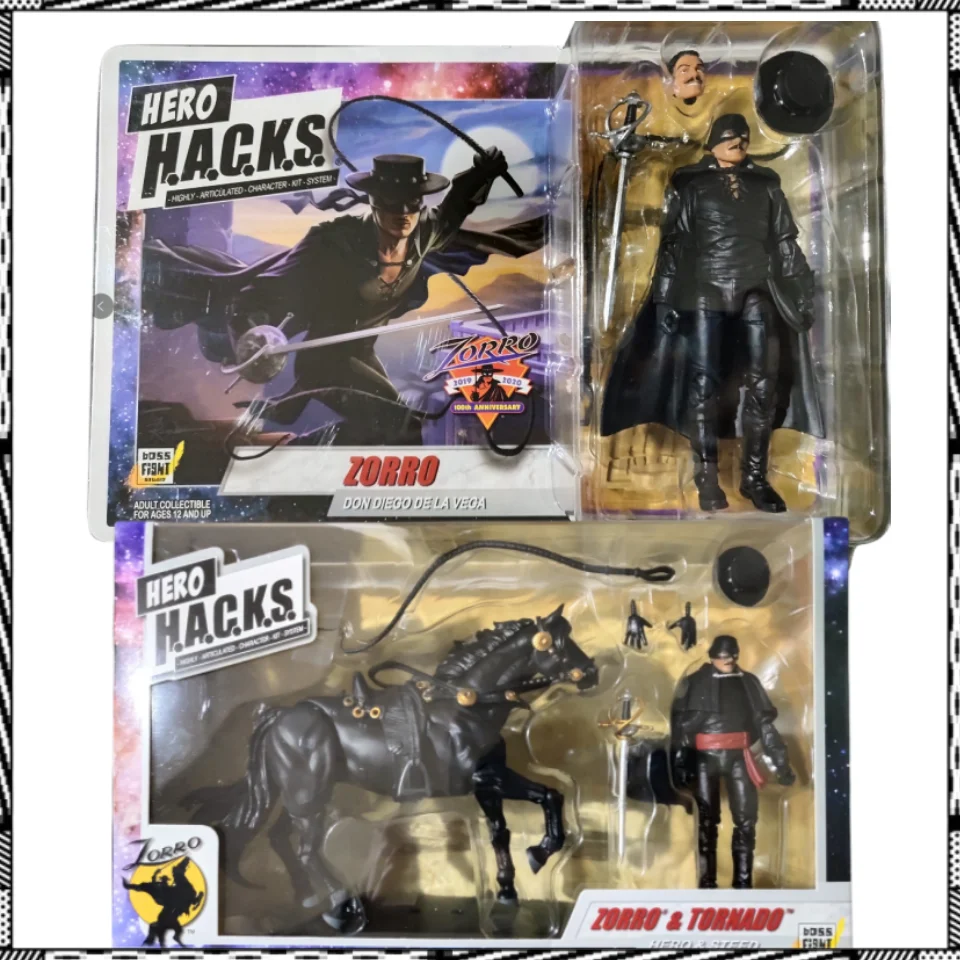 Hero H.A.C.K.S Action Figure 1/18 BFS  Zorro and Tornado Anime Collection Model Toy Free Shipping