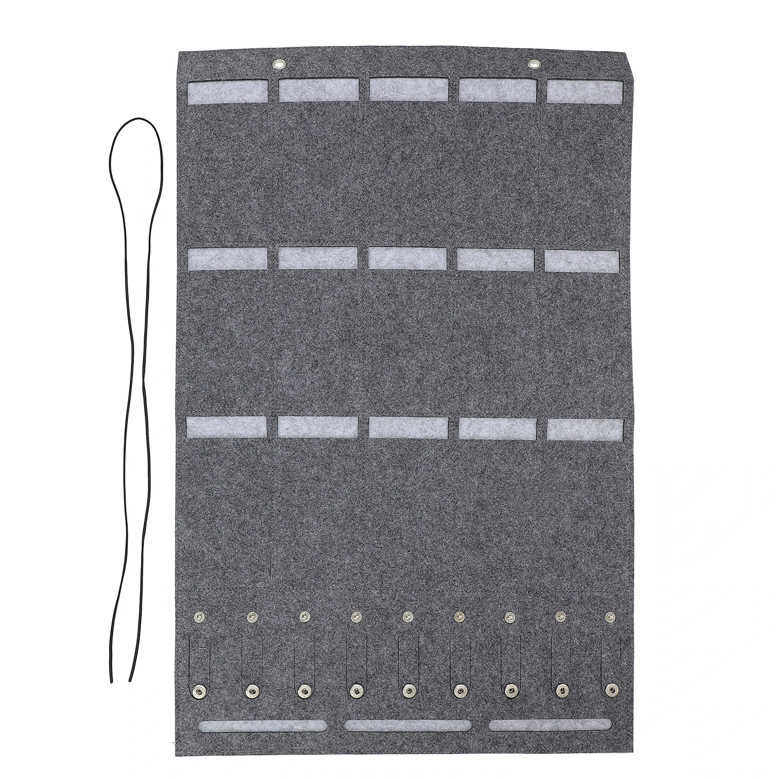 

1Pcs Stylish Multi-Grid Hanging Display Bag for Watches Sunglasses Jewelry Sundries Large Capacity Lightweight Home Storage