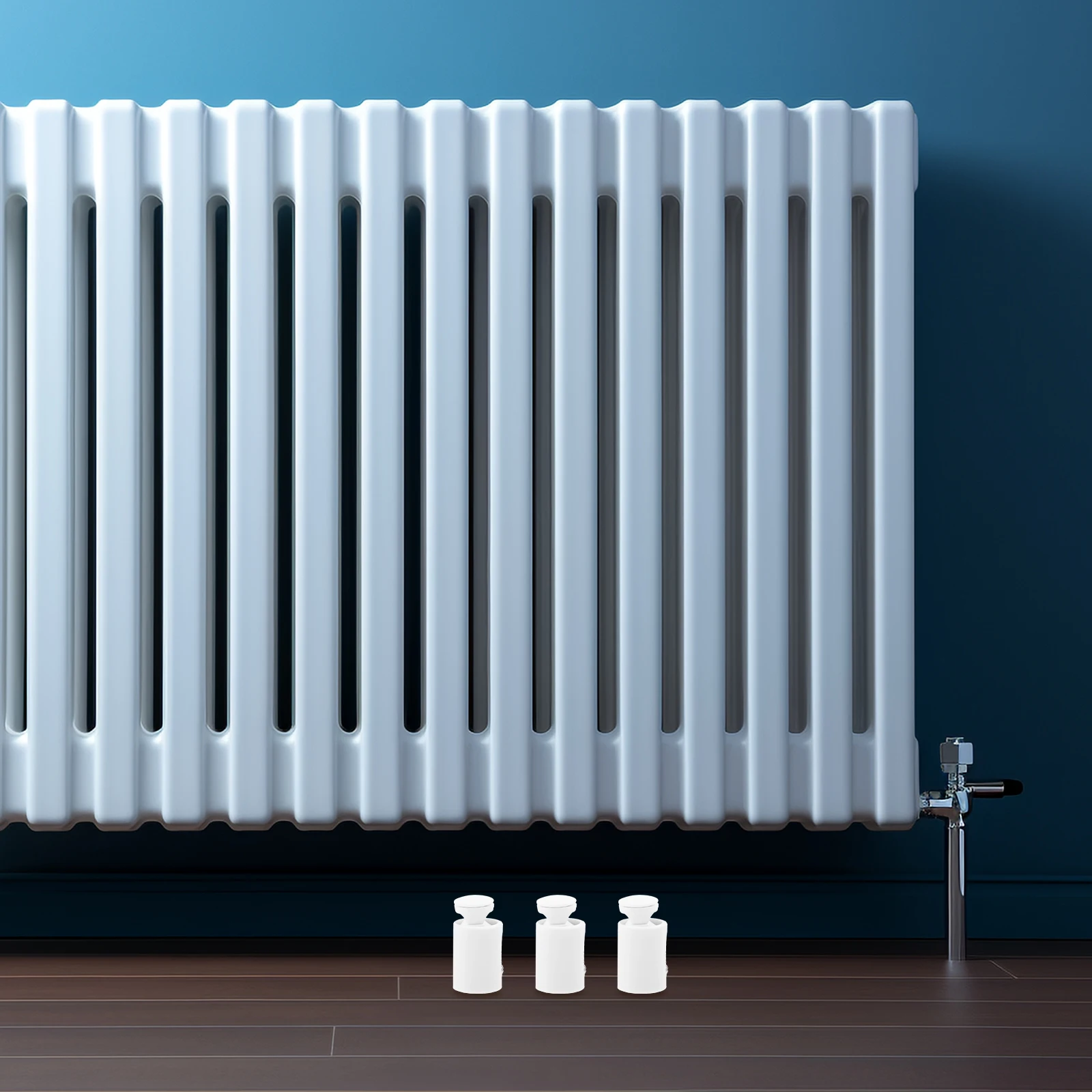 

3pcs Radiator Accessories Plastic Hooks Vertical Bathroom Storage White Easy Installation Heater Fans Home Decor