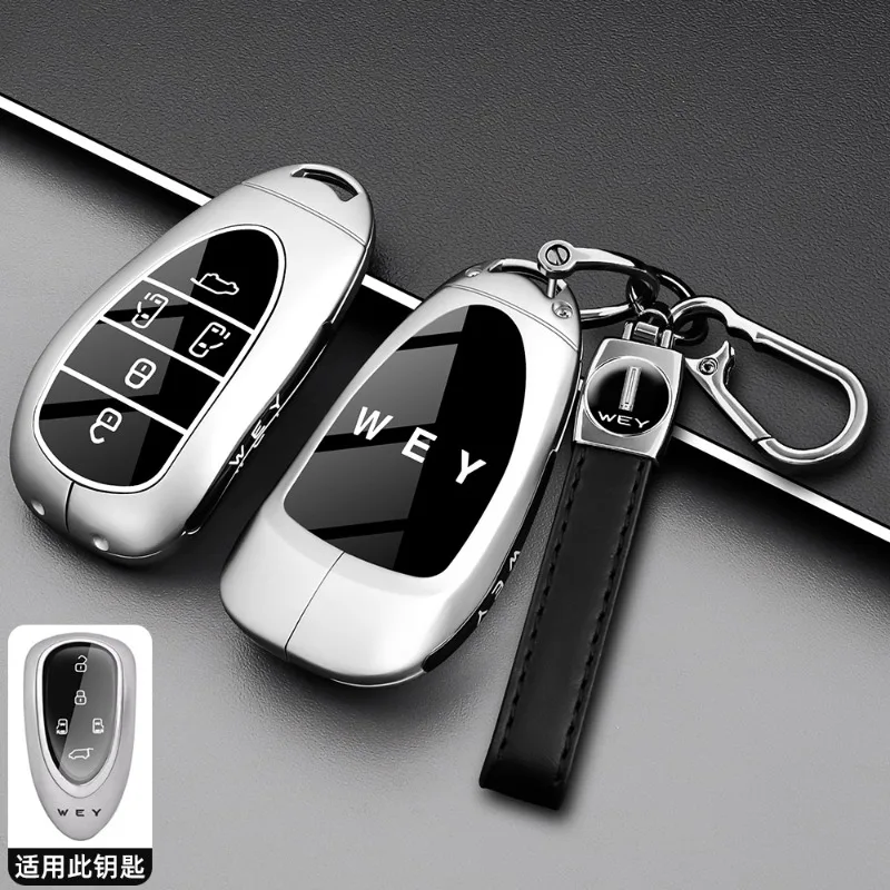 Metal all inclusive key set bag For WEY 80 70 90 Special car remote control protective shell Ke ycase chain