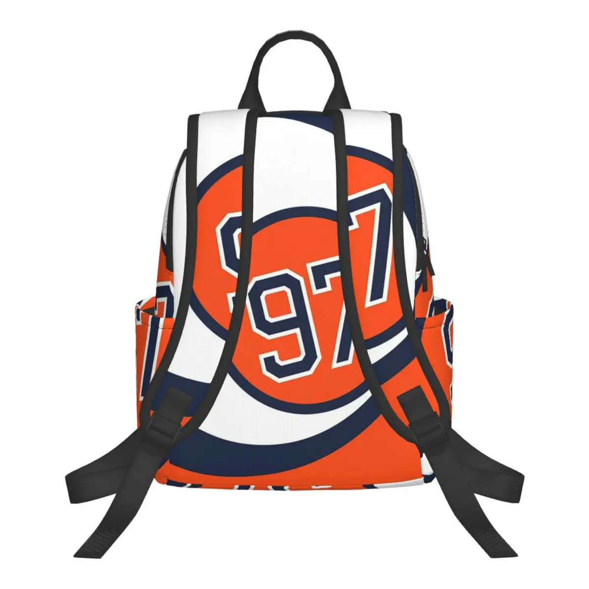 Connor McDavid 97 For Edmonton Oilers FansStudent Backpack School Bag Hiking Travel Daypack for Men Women Bookbag Shoulder Bags