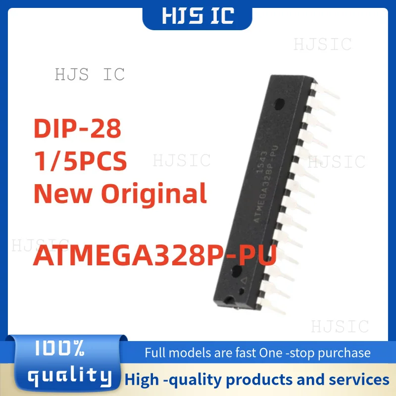 DIP-28 1/5PCS New Original ATMEGA328P-PU ATMEGA328-PU ATMEGA328P ATMEGA328 Best Quality In Stock