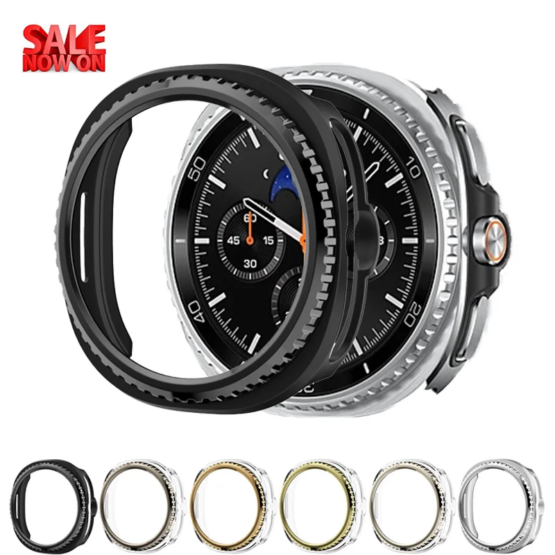 Bezel Ring+Cover for Samsung Galaxy Watch 8 classic 46mm Protector Hard PC Bumper Shell Galaxy Watch8 classic Case protective