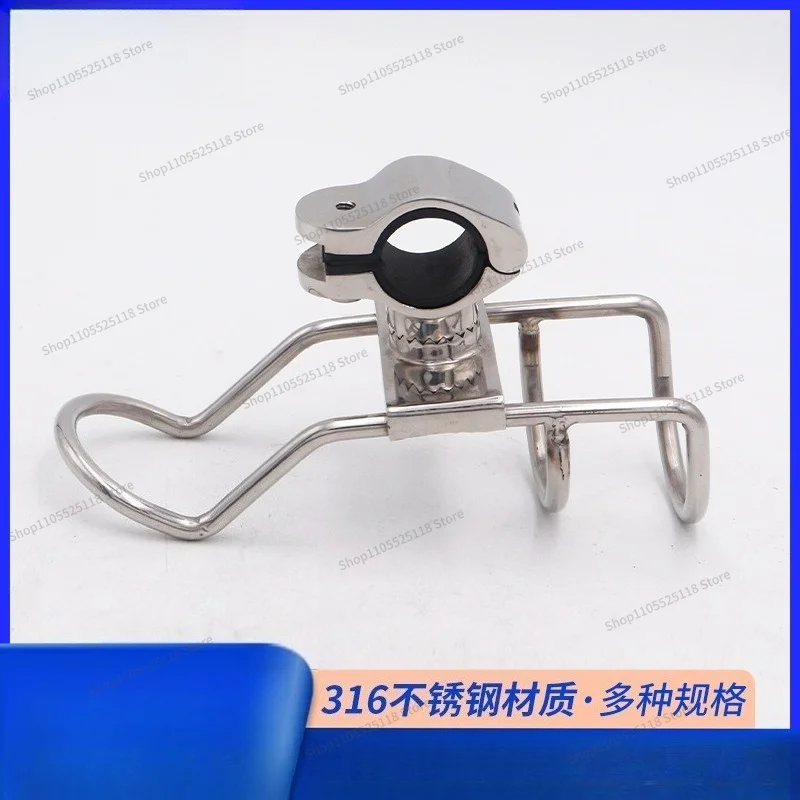 For Pipe Clamp Fishing Rod Rod Holder Stainless Steel 316 Marine Hardware Accessories Auto Motorcycle Accessories