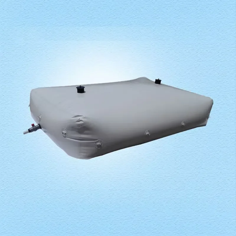 Long Lifespan Collapsible Water Storage Tank Plain Style PVC Fabric Tarpaulin Water Tank for Farming
