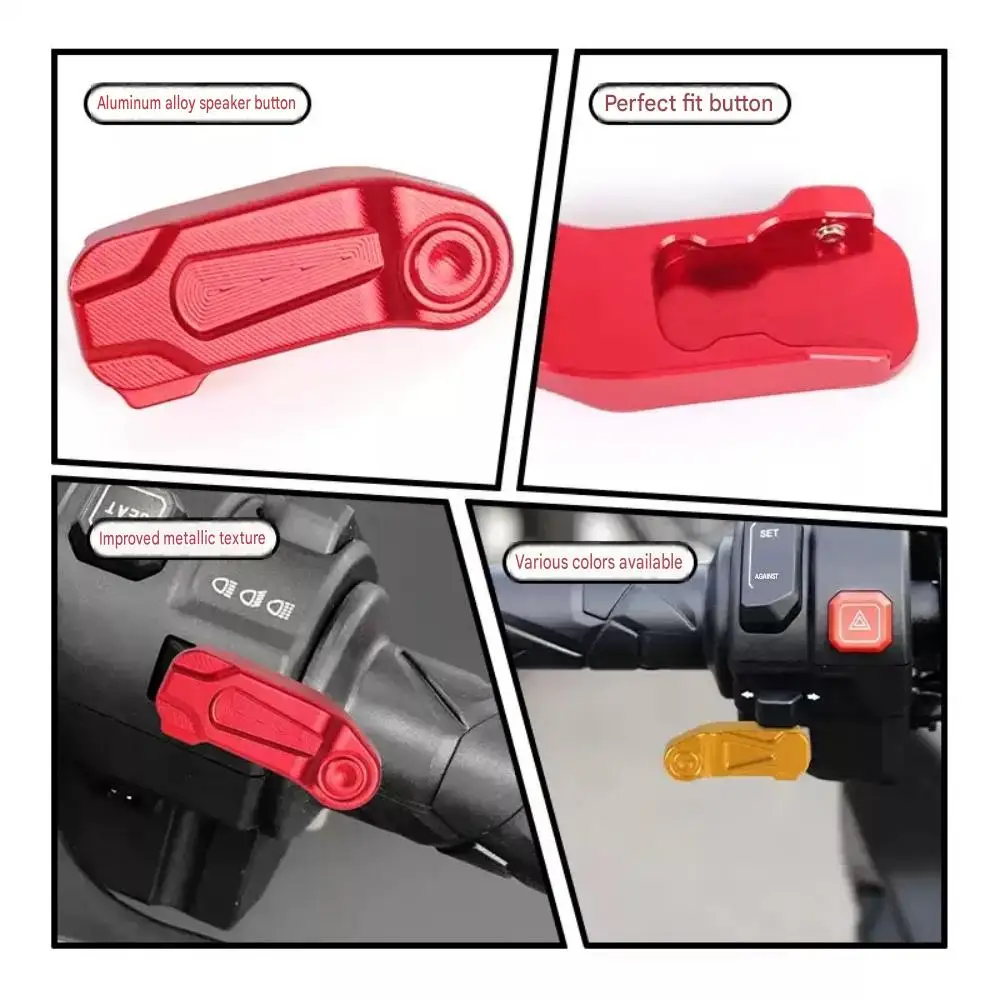 High-quality accessory: Extended button for ZONTES 125X/V and 150X/V—fits the horn and overtaking light (pass-light) switches.