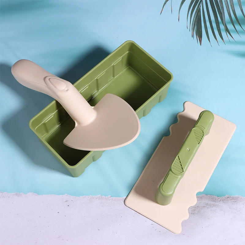 Un ensemble de 3 jouets de plage pour la neige et le sable – Fabricant de briques et moule de château d'été/hiver, cadeau de jeu idéal pour enfants