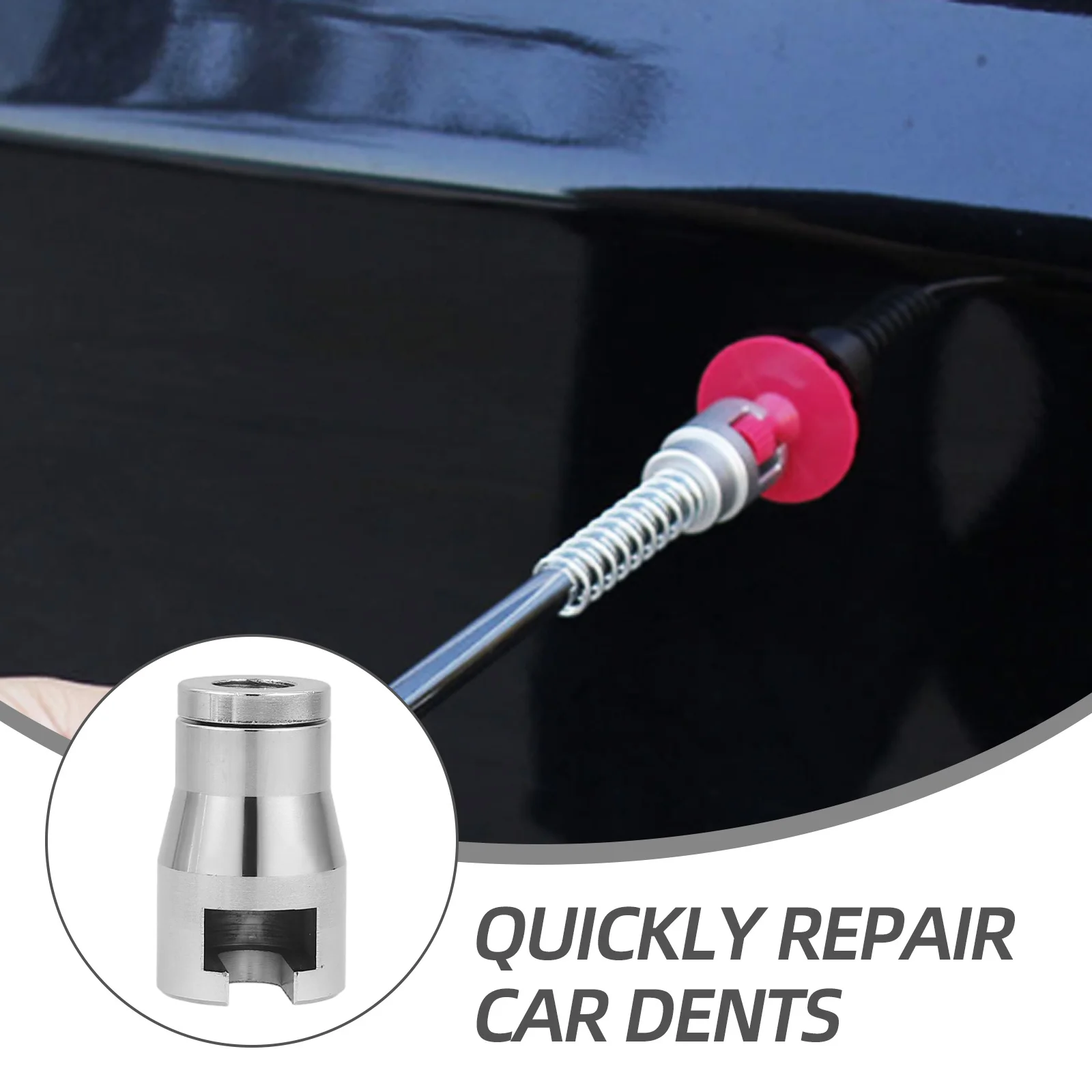 

Dent Puller Head Adapter Screw to Slide Hammer Pulling Tab Paintless Auto Repair Tool Accessory