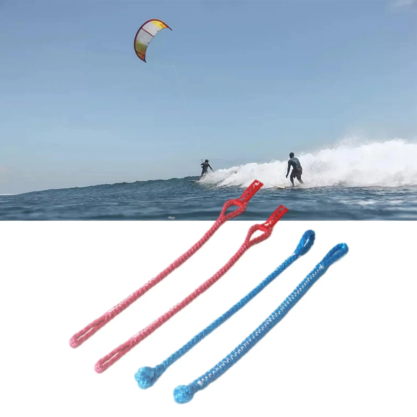 Polyethylene Kiteboarding Pigtails Set Bar Fix Accessory Pack for Kitesurfing Equipment and Repair Needs