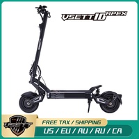 VSETT 10APEX 10 Inch Off-Road Electric Scooter Upgraded VSETT 10+ Plus Double Drive 10 APEX 60V 3000W Dual Motor Adult E-Scooter