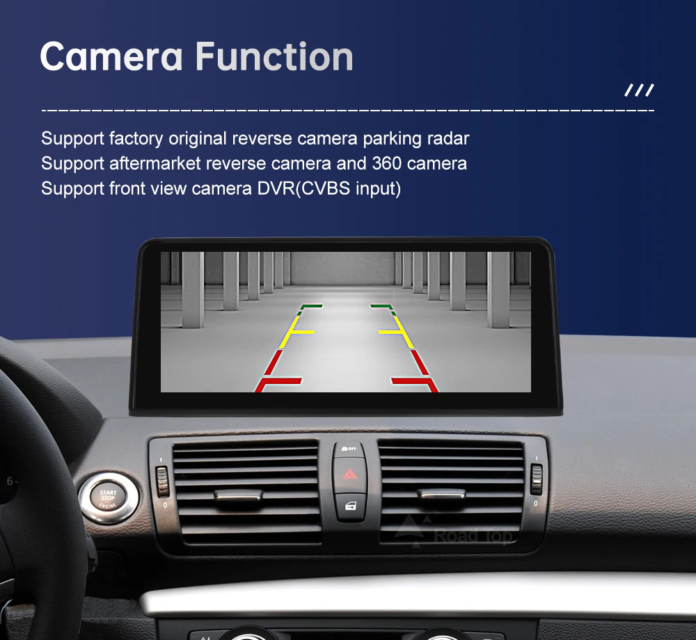 Drahtlose CarPlay Android Auto Auto Multimedia Bildschirm Für BMW 1er E81 E82 E87 E88 CCC CIC System Touch Display Auto Radio – Detail 13