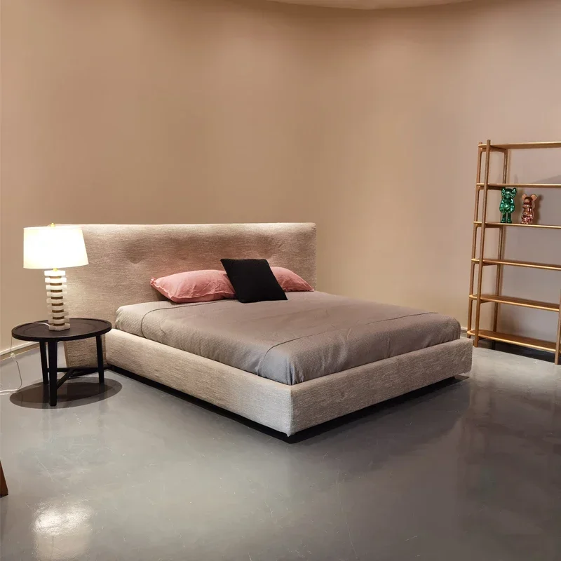 

For Design King size Beds Big Headboard 1.8 Luxury Bed For Bedroom furniture