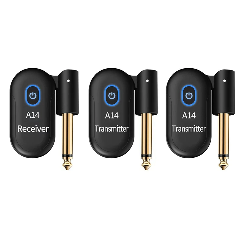 

XSXS-2-To-1 A14 Electric Guitar Wireless Transmitter Wireless Transceiver Wireless Pickup Guitar Wireless
