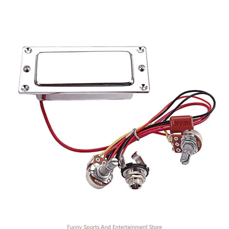 

C4DE Guitar Humbuckers Pickup With Volume And Tone Double Coil Pre-Wired Guitar Pickup Replacement Electric Guitar Parts
