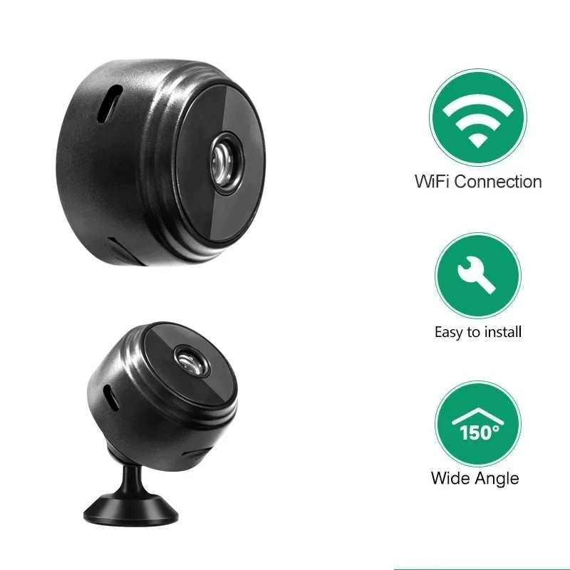 A9 Mini Camera HD 720P Intelligent Home SecurityIP WiFi Camera Monitor Mobile Remote CameraMobile Remote Application