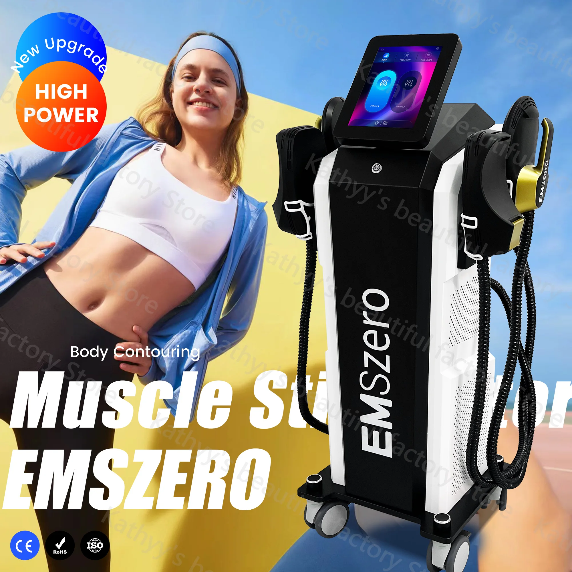 

EMSzero 6500W Machine EMS RF Body Slimming Sculpting Fat Burning Nova Weight Lose Electromagnetic Muscle