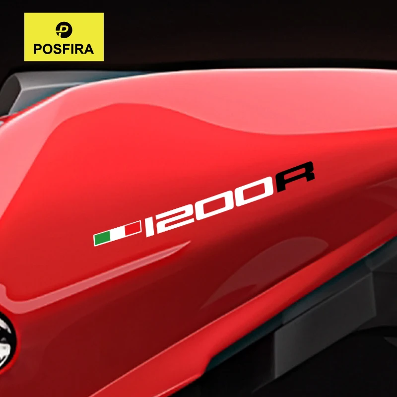 

POSFIRA Motorcycle Stickers Waterproof Decal for Ducati Monster 1200R 1200 R 2016-2020 2019 Accessories Vinyl Motorbike Sticker