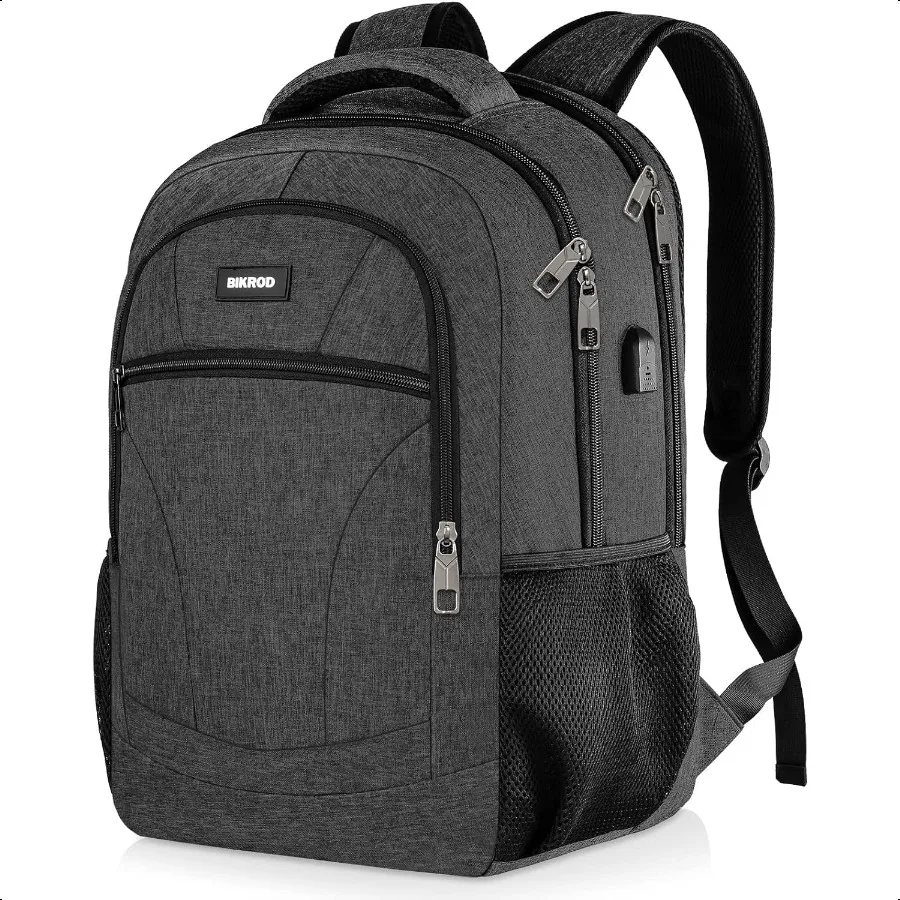 

Backpack for Men and Women Backpacks for School Teen Boys Colleges Water Resistant Back Pack with USB Charging Port Sturdy Comp