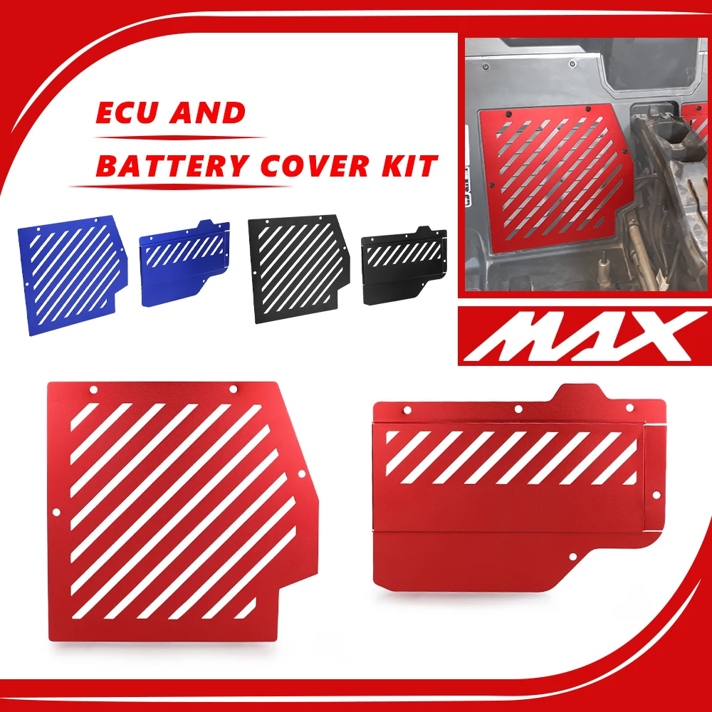 

ECU And Battery Cover Kit Laser Cutting UTV Replacement Parts CNC Accessories For Can Am Maverick X3 4x4 XRC Turbo DPS 2018-2020