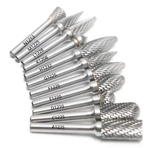 Rotary Tungsten Carbide Burrs 6mm Shank fixmee