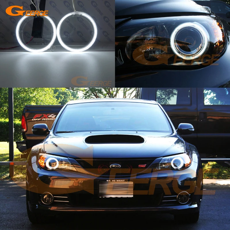 For Subaru Impreza WRX STI 2008 2009 2010 2011 2012 2013 2014 Excellent Ultra Bright CCFL Angel Eyes Halo Rings Kit