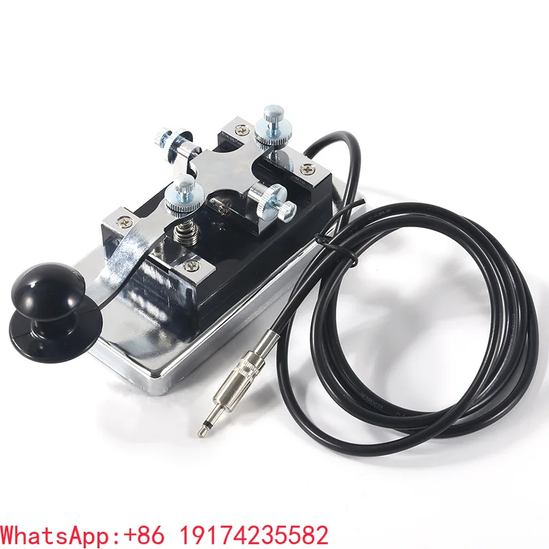 K4 Manual Telegraph Key CW Key Morse Key for Shortwave Radio Morse Code Practices CW Communications