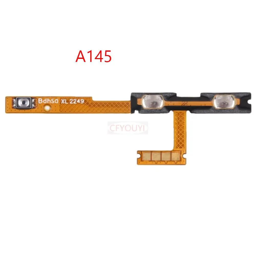 New For Samsung Galaxy A14 4G A145F / A14 5G A146B Switch Button Power ON OFF and Volume Buttons Flex Cable Replacement Part