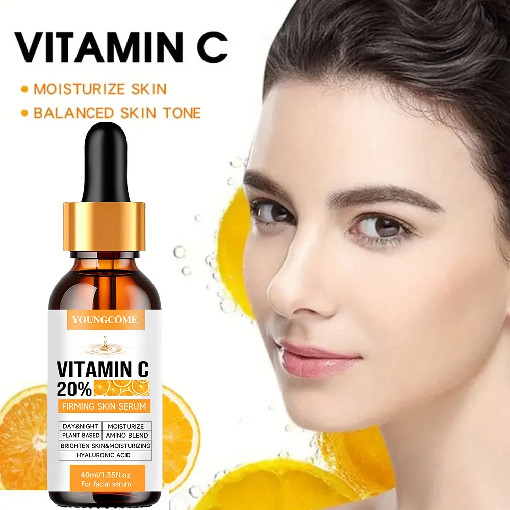 영컴 프리미엄 20% 비타민 C 세럼 (히알루론산, 레티놀 함유) - 피부 콜라겐 증진, 안티에이징 & 주름 개선
