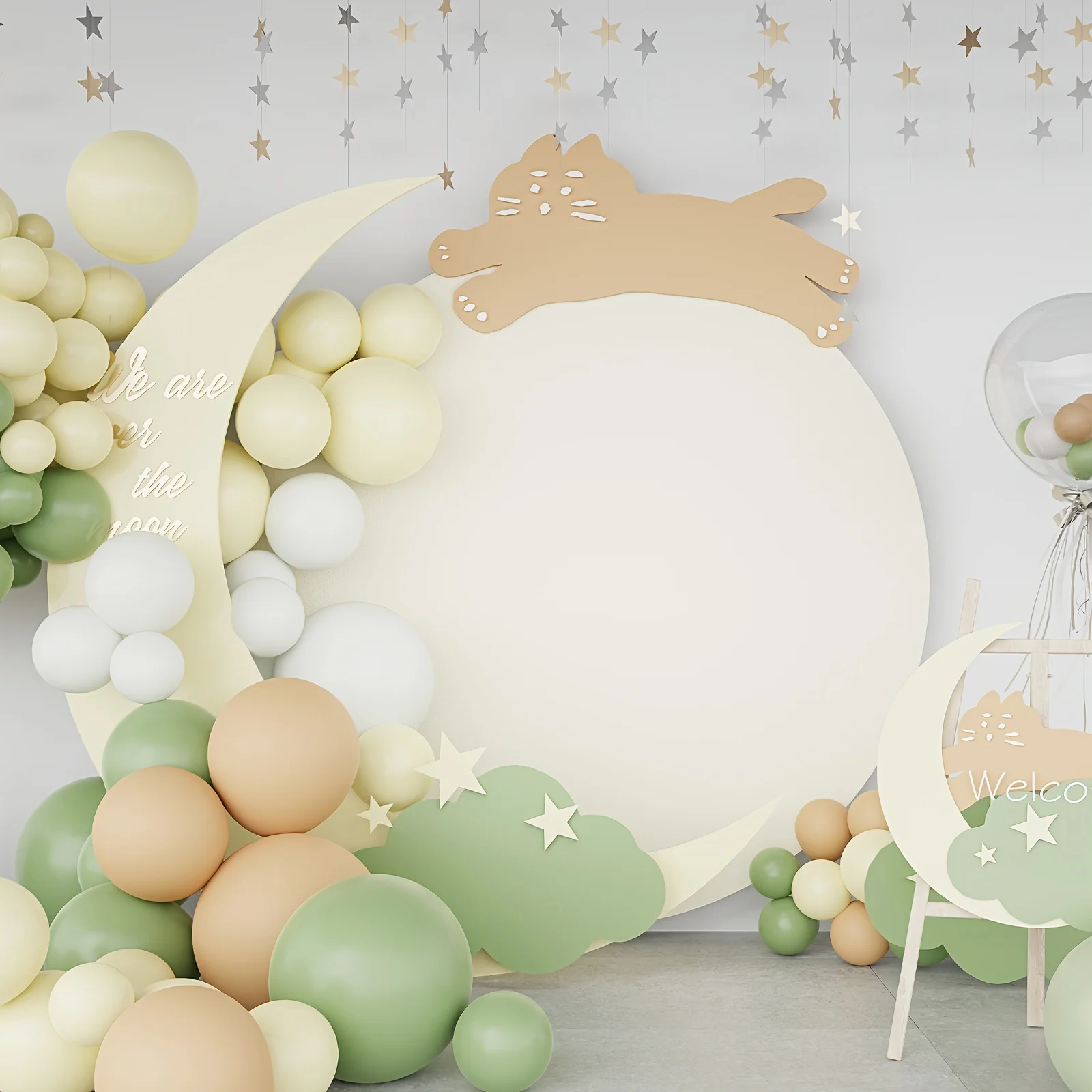 Black Round Backdrop Cover Custom Solid Color Circle Photography Background for Wedding Birthday Party Baby Shower Photo Props