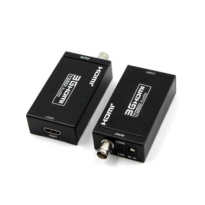 Hdmi-Compatibel Naar Sdi Converter SD-SDI HD-SDI 3G-Sdi Audio Video Adapter, Ondersteuning 1080P 1080i Voor Camera Home Theater Monitora