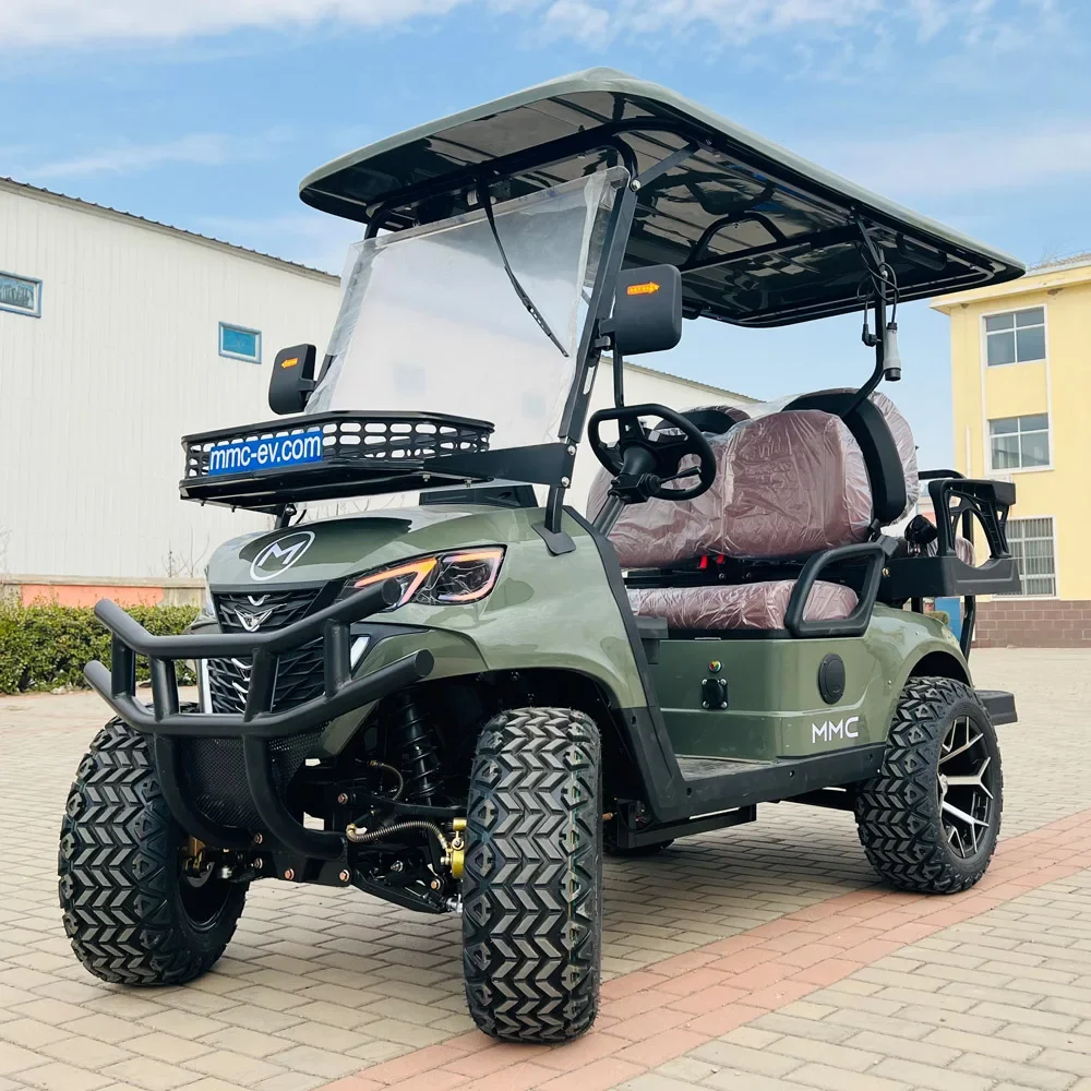 Customized Wholesaler  Best Sellers High Performance New Version 2 4 6 8 Seater48V/72V Solar Panels Electric Golf Cart