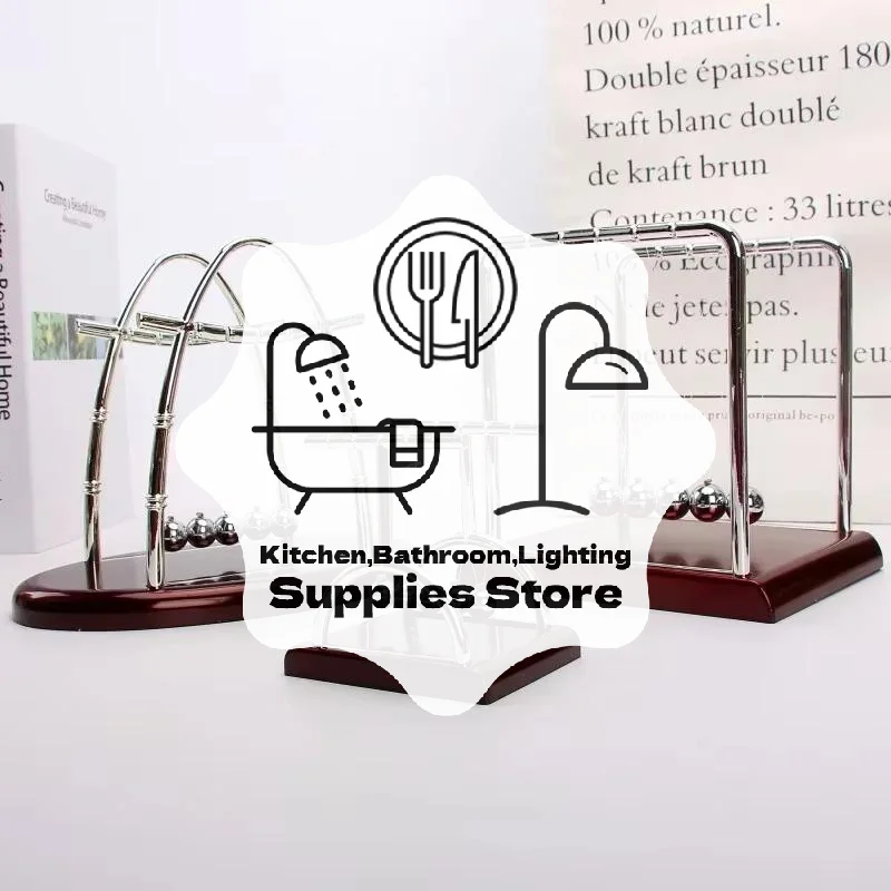 Newton Cradle Balance Steel Balls Perpetual Motion Collision Ball School Teaching Physics Science Pendulum Toy Home Decoration