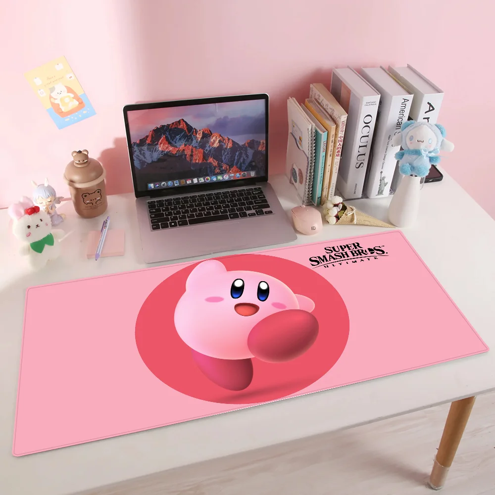 

Star K-Kirby cute Mousepad Mousepad New Arrivals Large Gaming Mousepad L XL XXL Gamer Mouse Pad Size For Keyboards Mat