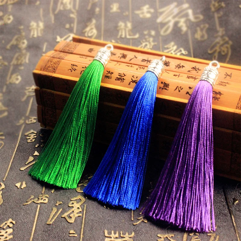 1PC Candy Color Tassel for Earring Accessories Jewelry Making Handmade Fashion Craft