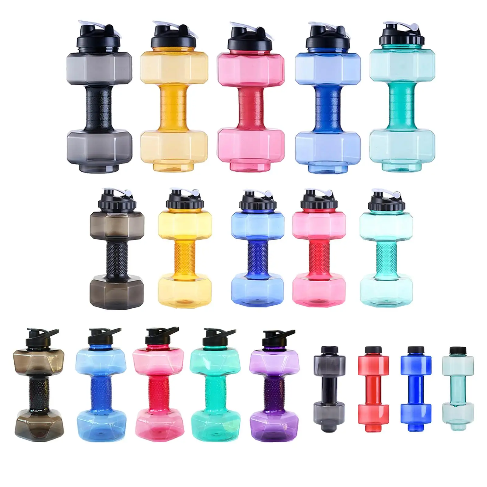 Dumbbells Adjustable Weights Sports Water Bottle Fitness Dumbbells Weight Strong