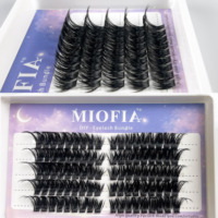 1 Box/90 Clusters Eyelashes Cat Eye False Lashes 3D Russian Volume Individual Eyelashes bundles Natural Eyelash Extension Makeup