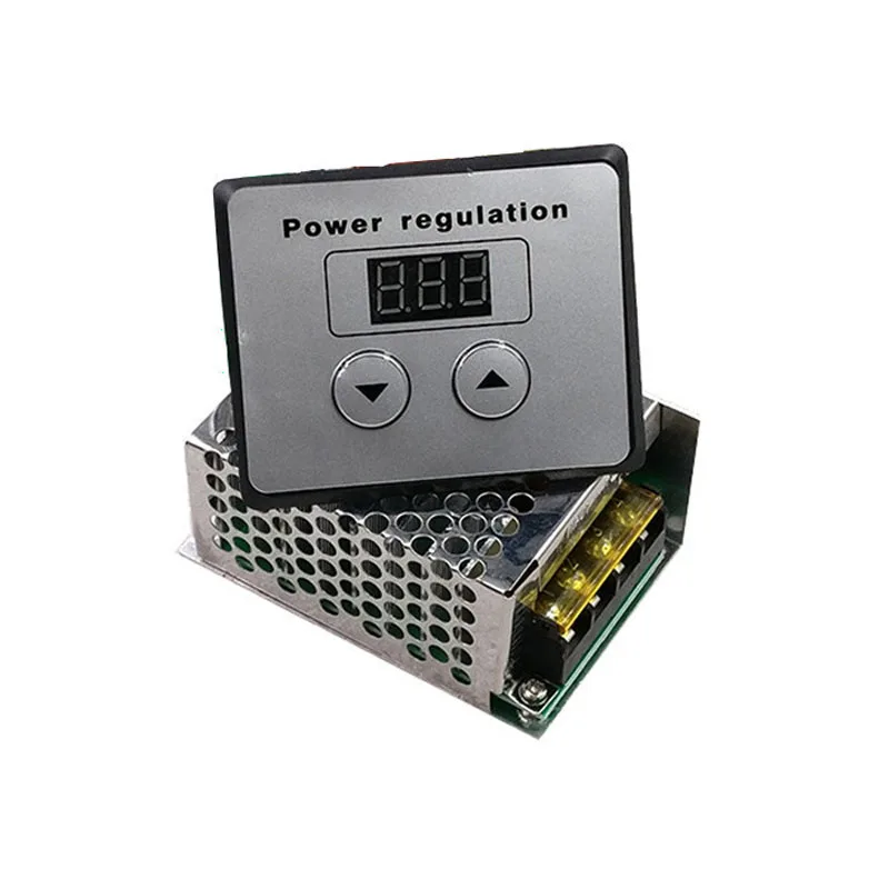 4000W 220 V Ac Scr Voltage Regulator Dimmer Elektrische Motor Speed Controller 220 V Volt Elektronische Regulator Dimmen + digitale