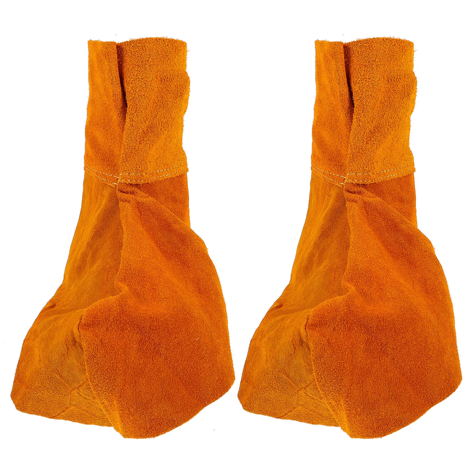 1Pair Cowhide Welder Shoe Cover Durable Protective Boot Covers Welding Work Factory Use Wear Resistant Welder Shoe Cover