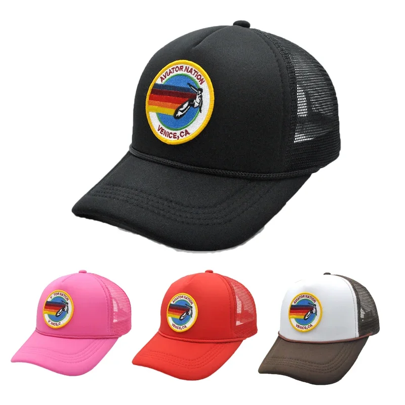 AVIATOR NATION Trucker Hat Surf Woman Baseball Cap Pool Party Hat Ventilate Beach Mesh Caps