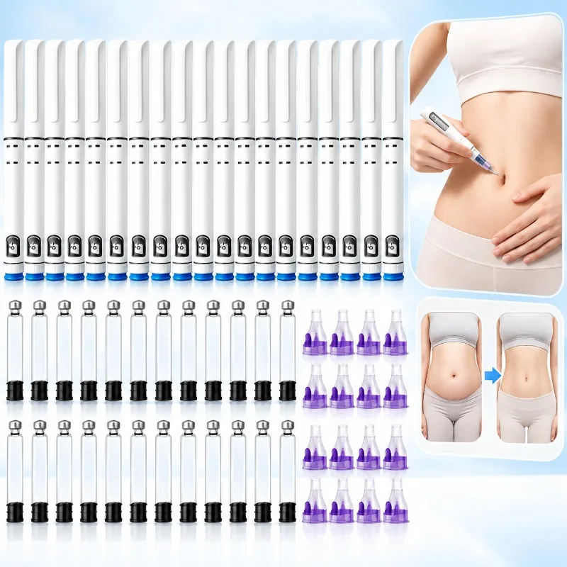 Disposable Adjustable Dose Insulin Peptide Injector Pen 3ml Cartridge 4mm Pen Tip Precise Volume Control Injection