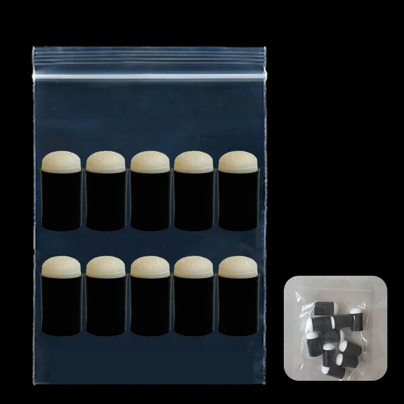 10 قطعة مهود الأصابع الإسفنجية لتلوين الوجه وأدوات الرسم للأطفال DIY بها بنفسك اليدوية اللوحة الضغط غطاء للأصابع