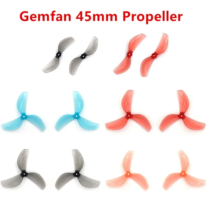 12CW 12CCW Gemfan 45mm 2-Blade/3-Blade Propeller T-Mount 1mm 1.5mm for BETAFPV Pavo Pico 80-85MM FPV Freestyle Tinywhoop Drones