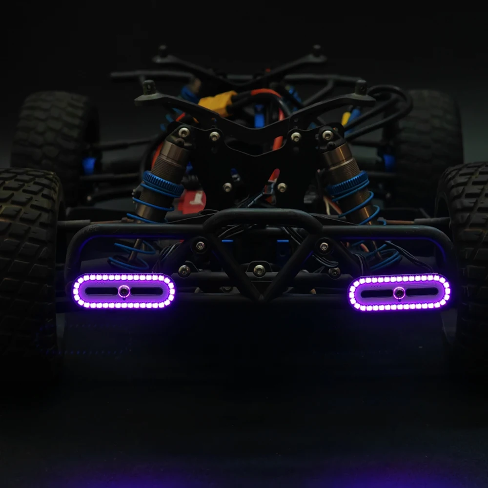 LED Tail Light Multifunctional Linkage Brake Light for 1/10 RC Crawler Car Traxxas TRX4 Defender Bronco AXIAL SCX10 RC4WD D90