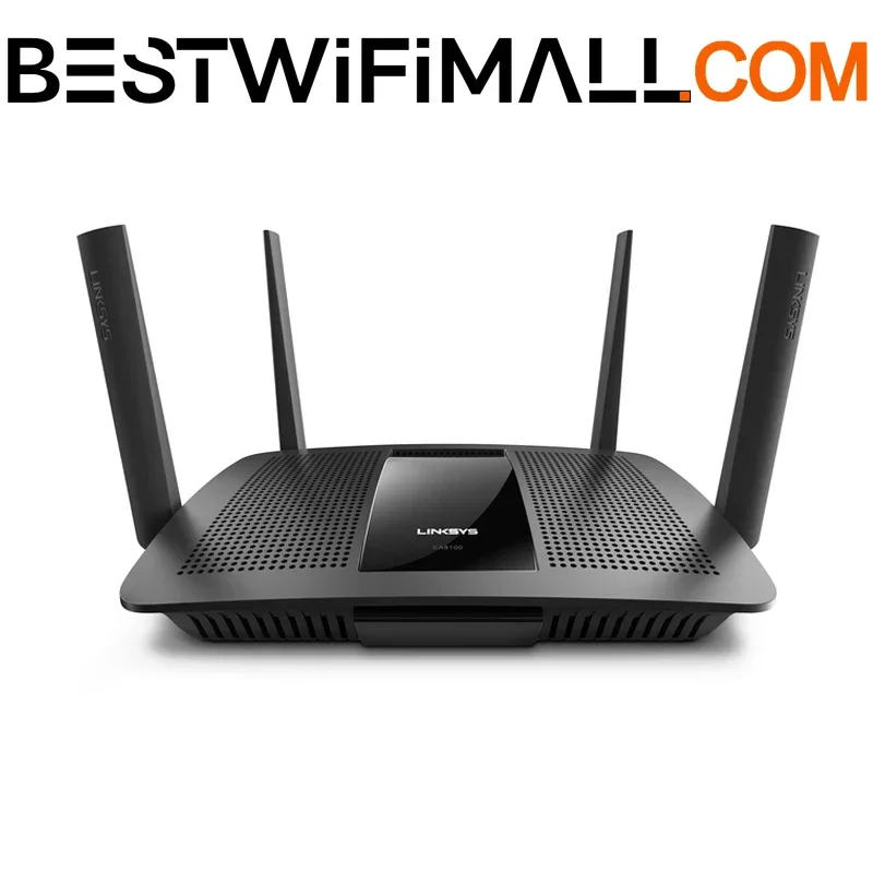 

Wi-Fi роутер LINKSYS EA8100 AC2600 Max-Stream MU-MIMO Gigabit Smart, двухдиапазонный, скорость Wi-Fi до 2,6 Гбит/с, до 15+ устройств