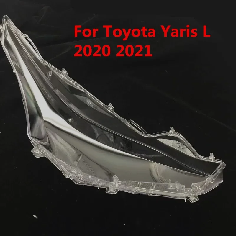HTTCY      Car Front Headlight Cover Auto Headlamp Lampshade Lampcover Head Lamp Glass Lens Shell For Toyota Yaris L 2020 2021