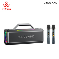 XDOBO SINOBAND Alps Speaker Power 150W Bluetooth Wireless Sound Box With 2 Microphoes Waterproof Stereo Bass Outdoor Speakers