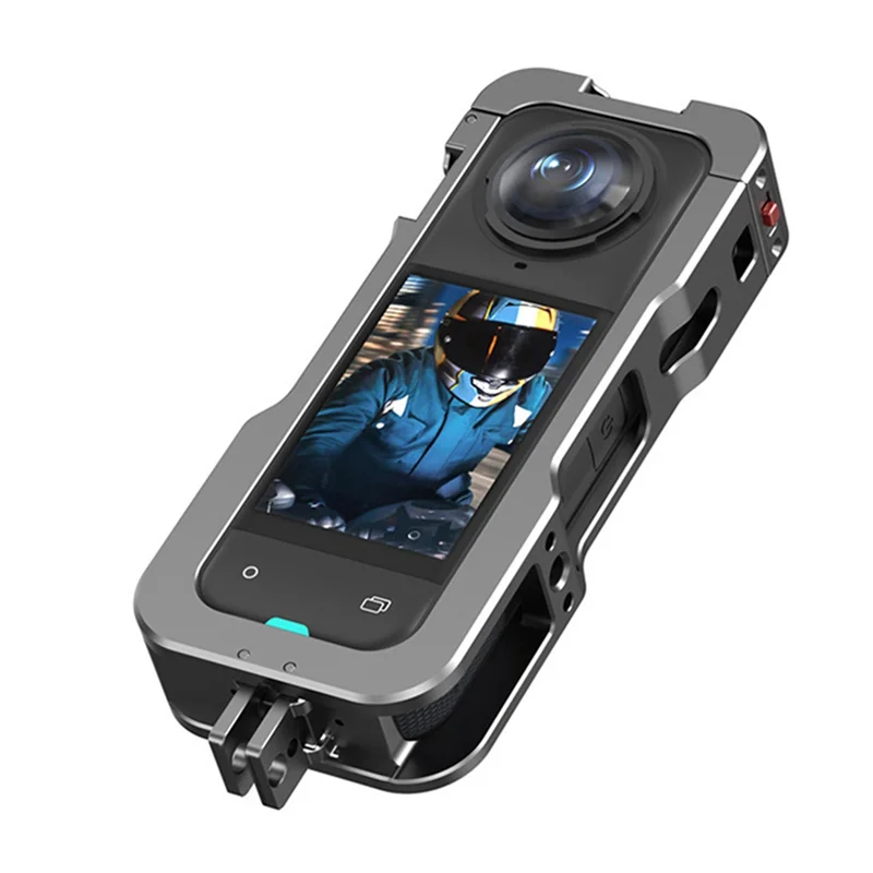 【البيع الساخن!】قفص إطار واقي لـ Insta360 X5 مع حافظة مثبتة على الحذاء البارد لملحقات كاميرا Insta 360 X5