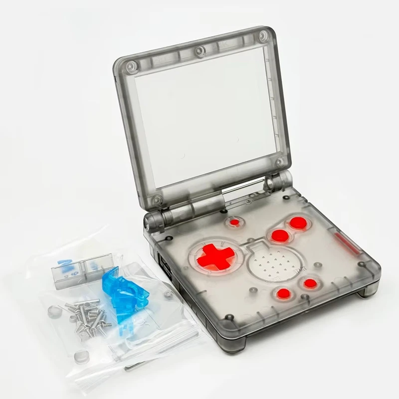 

Transparent New Shell Case For GBASP Housing GBA SP Shell With Buttons Sets Replacement Game Accessory