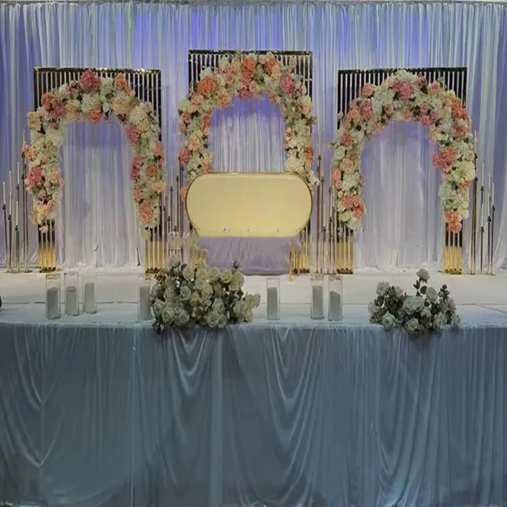 1pcs/3pcs)Wedding Events Splicing Stage Flower Panel Decorative flower Floor stand tall walkway Piece