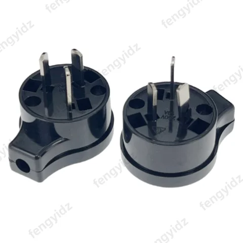 Rewirable AU NZ Australian CN Chinese 10A AC Electrical Power Plug 3pin Wire Socket Outlet Adaptor Extension Cord Cable